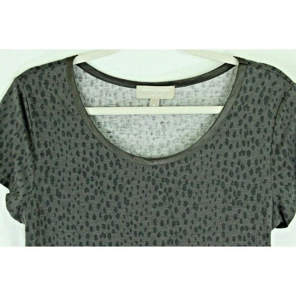 Banana Republic Luxe Touch T-Shirt Leopard Print M - Picture 2 of 5